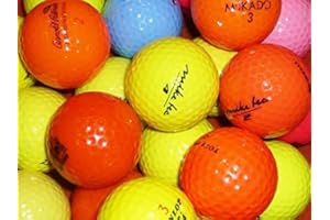 lbc-sports 25 Bunte Golfbälle Marken-Mix -AAAA - AAA - bunt - Lakeballs - gebrauchte Golfbälle - Teichbälle