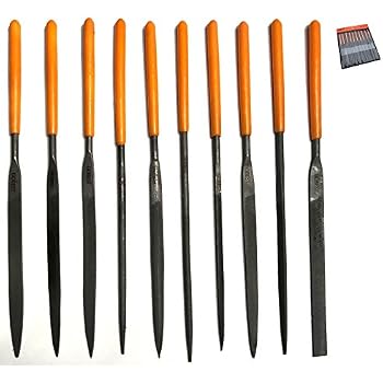 Set De 6 Limes à Aiguilles Haute Dureté - Longueur 140 Mm - Pour Travail Du Bois, Chanfreinage - Neuf En Blister