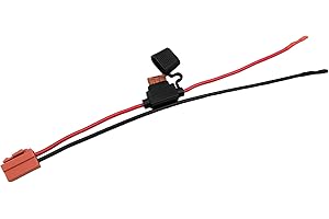 WINWILL Battery Wire Harness Connector, Wire Harness Connector Compatible with 12V Ride On Vehicle with red 2 pins Connector