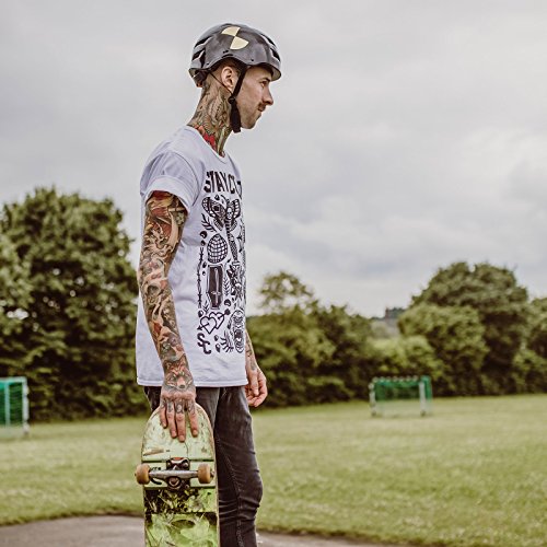 Skullcap® BMX Helm ☢ Skaterhelm ☢ Fahrradhelm ☢, Herren | Damen | Jungs & Kinderhelm, schwarz matt & glänzend - 4