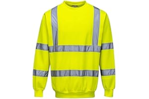 PORTWEST Warnschutz-Pullover, Farbe: Gelb, Größe: XXL, B303YERXXL