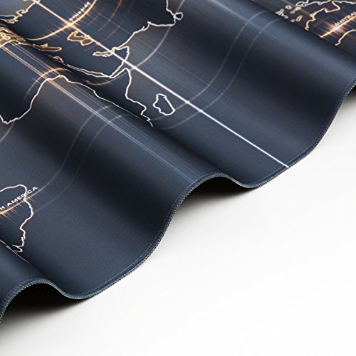 JIALONG Weltkarte World Map Maus Mate Extended Gaming mauspad XXL 90x40cm Wasserdicht Mouse Pad Desk Mat Rubber Base für Computer, PC und Laptop - 8