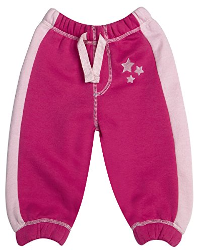 BABYTOWN Baby Girls Fleece Jog Pants Jogging Bottoms Embroidered Warm 6-24M