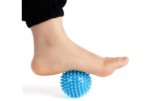 Deporte Fans, Bolas de Masaje Set de 2 pcs,Pelotas de Masaje con Pinchos,Diametro 68mm,para aliviar dolor de músculo, cervical, muñecas (2)