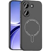 Coverzone Xiaomi Poco X8 Pro ile Uyumlu M-Safe Şarj &Ouml;zellikli Kamera Korumalı Elio Sert PC Kapak Ultra İnce Mat Y&uuml;zey Manyeti