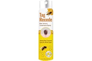 Bee Ven om Spray, Tag Recede Bee Ven om Spray, Bee Wart and Tags Removal Spray,Smooth Skin Gentle Warts Removal Suitable, for All Skin Types,20ml