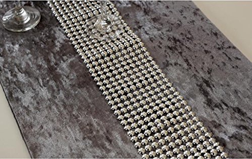 Miaoge-Continental-Mode-Samt-Tischlufer-Couchtisch-Flagge-Polster-Stoff-Tee-Sthle-Mode-Bett-Flagge-30200cm