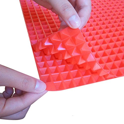 antihaftbeschichtet Pyramid Pan Matte Silikonform durch lintimes 1pcs Kochen Matte für Hitze Schutz der Ofen backen barbacue Kochen Tablett 40 * 29 cm - 6