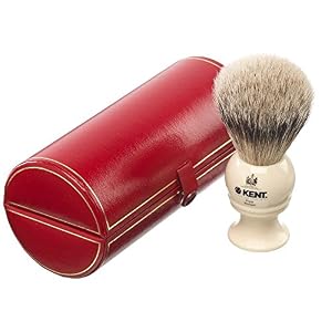 Kent BK2 Pure Badger Shaving Brush - White (PACK OF 1) - Image 2