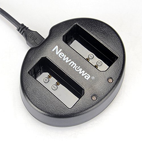 Newmowa Double USB Chargeur pour Canon LP-E10  EOS Rebel T3 T5 1100D 1200D Kiss X50