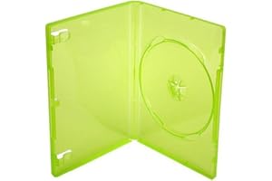 Four Square Media 1 X XBOX 360 Replacement Game Cases Translucent Green - Pack of 1