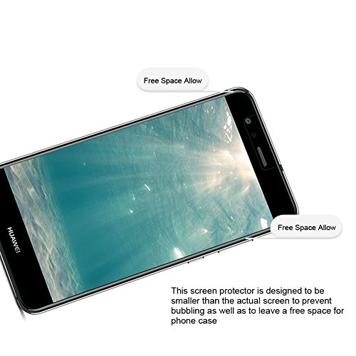 [2 Stück] Huawei P10 Lite Panzerglas Schutzfolie,BtDuck HD Ultra Klar Transparent 9H Härtegrad [Kratzfest][Hohe Transparenz] [Fingerabdruck-frei][Blasenfrei] [Anti- Fingerabdrücke] Panzerglasfolie folie Displayschutzfolie Hartglas Gehärtetem Glas DisplayPanzerglas Schutzfolie Displayschutz für Huawei P10 Lite - 5