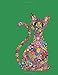 Produktbild Cute Colorful Millefiori Mosaic Kitty Cat Journal in Green