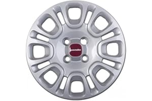 RIXTO Kit de 4 tapacubos adaptables - para FIAT Panda Modelo 2012 - diámetro 14" - no Originales