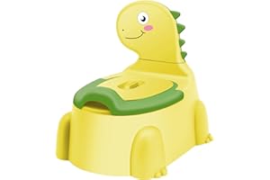 GLENMORE Orinal de inodoro silla de entrenamiento para bebés, niños y niñas, asiento de dinosaurio portátil para niños de 1 a 6 años de edad, niños pequeños, mini inodoros para niños pequeños, orinal de