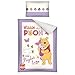 Winnie the pooh bedding set 100 x 135 green or violet (violet)
