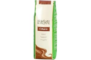 Le Royal Choco Green Vending Hot Chocolate Powder 1kg – 9.5% Cocoa – Mild & Creamy – Ideal For All Vending Machines