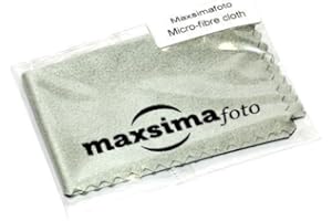 Maxsimafoto - Professional Micro Fibre Cleaning cloth - 15 x 15 cm for Lenses and cameras. Nikon, Canon, Pentax, Samsung, Olympus, Fujifilm, Sony. Also excellent for Glasses / sunglasses.