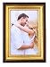 Produktbild M&H-24 Fotorahmen 10x15 cm Gold Antik - Bilderrahmen Portrait-Rahmen für Fotos Bilder Portrait Set 2 Stück