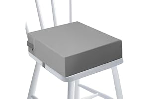 HAWAKA Sitzerhöhung Stuhl Tragbares Boostersitze mit 2 Sicherheits Schnalle Waschbar Sitzerhöhung für Esstisch Baby Booster Sitz Pads Kindersitzkissen
