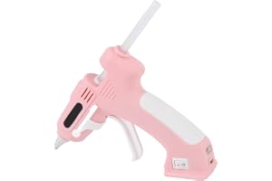 Sändlös Varm Limpistol, Mini Hett Limpistol med Hög Temperatur med 10 St 7mm Höga Vidhäftningspinnar, Stabilt Bindningar för
