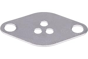 YMIKO Piastra Valvola EGR, Guarnizione Piastra Blocco Valvola EGR per FIAT ALFA LANCIA VAUXHALL 1.9 JTD CDTI 8V, Acciaio Inossidabile