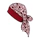 Produktbild Cathy02Marshall Damen Elegante Schnee Spinnen Weich Chemo Turban Mütze Kopftuch für Chemotherapie,Krebs,Haarverlust
