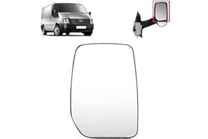 BIAREN Wing Mirror Upper Glass Right Driver Side Non-Heated For Ford Transit Mk6 Mk7 2000-2014 YC1517K740BA 4059965, Wing Mirror Glass + Back Plate