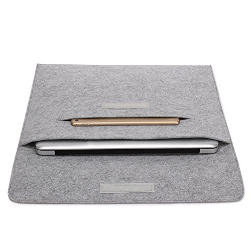 Aidonger Sleeve Ultrabook Netbook Tablet-Tasche Schutzhülle Tragetasche mit Kartensteckplatz für Apple MacBook Ipad - 6
