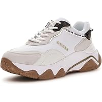 GUESS - Fl5hnsfal12 Sneakers Zeppa Pelle Oro Scarpe Donna Oro 41
