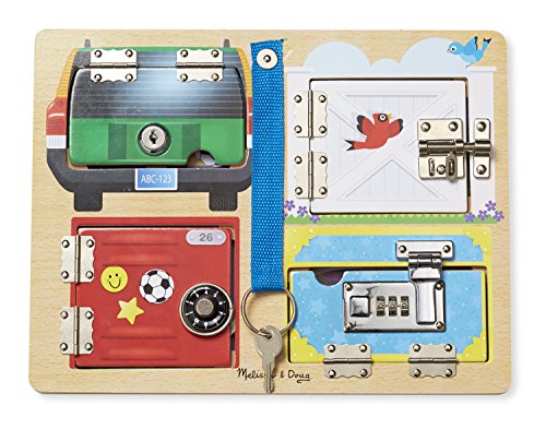 Melissa & Doug - 19540 - Brett mit Schlössern und Riegeln