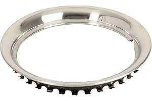 Hansen Styling Parts Anillo decorativo para llantas (4 unidades) de 13 pulgadas de acero inoxidable, universal, apto para llantas de acero