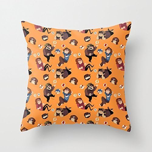 AHArtSaleStore O9L Game Grumps Decoration Pillow Case Cushion Cover 18 inch