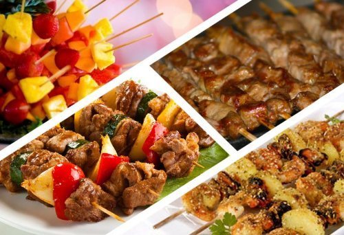 Kebab-Maker, BBQ-Werkzeug / Grillwerkzeug, 36 Löcher für Spieße / Kabab / Kebap-Spieße - 6