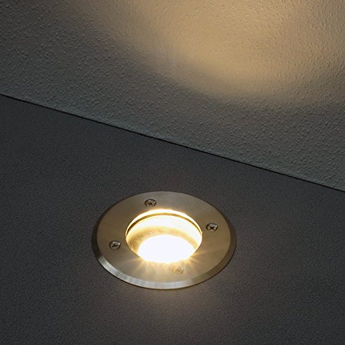 Kwazar Leuchte OPN-1 Bodenbeleuchtung GU10 max 50W. 230V. IP67 inkl. Montagedose Boden Terrassen Außen Garten Einbaustrahler Einbauleuchte WegbeleuchtungBoden Terrassen Außen Garten Einbaustrahler Einbauleuchte Wegbeleuchtung - 6