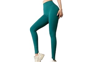 TOPLAZA Leggins Donna Push up Vita Alta Pieghettata Pantaloni Sportivi Yoga