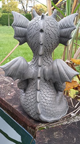 Drache! Yoga! Meditiert! Figur! Gargoyle! - 3