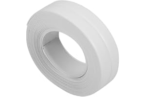 CIKONIELF 3 kolory Długość 3,2 m Materiał PVC Samoprzylepne paski uszczelniające do łazienki i ścian Umywalka Okładzina krawędzi umywalki Kuchnia Nowość (22 mm * 3,2 M-biały)