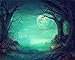 Produktbild aaloolaa 1,5 x 1,2 m Vinyl Fotografie Hintergrund Halloween Horror Moon Night Kürbis Forest Happy Rollenspiele Hintergründe für Fotoaufnahmen Tapete Neugeborene Liebhaber Kinder Erwachsene Kinder Baby Persönlichen Hochformat Foto Hintergrund Studio Requisiten 5 x 122 cm