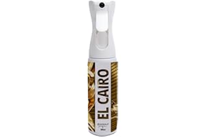 GLAMOUR PARFUM - Ambientador de Hogar El Cairo - 300 ml - Pulverizador con Aroma Frutal y Floral - Ambientador Textil en Spray - para Pulverizar en la Cama o en Cortinas - Reutilizable