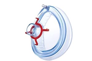 O2 MED Mascherina Crystal per anestesia per Adulto - Taglia Small, Aroma Fragola