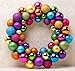 Produktbild Queta Weihnachtskugeln Baumschmuck Weihnachtsbaum Weihnachtskugeln Set 55pcs Weihnachtsball Girlande für Weihnachten Dekoration (Bunt)