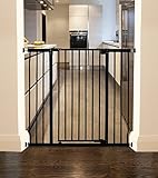 Dreambaby Liberty Tall Extra Hallway Metal Safety Gate (Black)