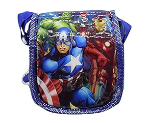 Asera Cartoon Print Sling Bags for Kids - Birthday Return Gifts (Avengers 1 Pc)