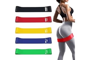 KARLOR taśma gimnastyczna oporowa, 5 taśm oporowych, lateksowa, do budowy mięśni, jogi, crossfitu, gimnastyki