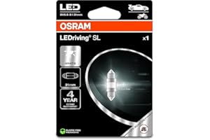 OSRAM LEDriving SL, C5W (31 mm), biały 6000K, blister (1 lampa), LED Retrofit, tylko do użytku terenowego