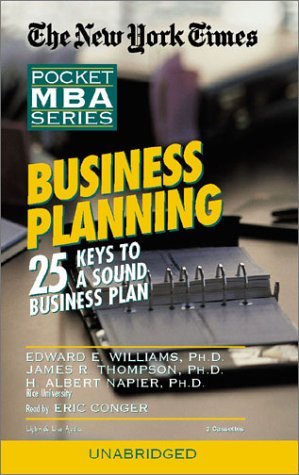 Business Planning: 25 Keys to a Sound Business Plan (New York Times Pocket MBA Series) by Edward Williams (2003-04-01) francais