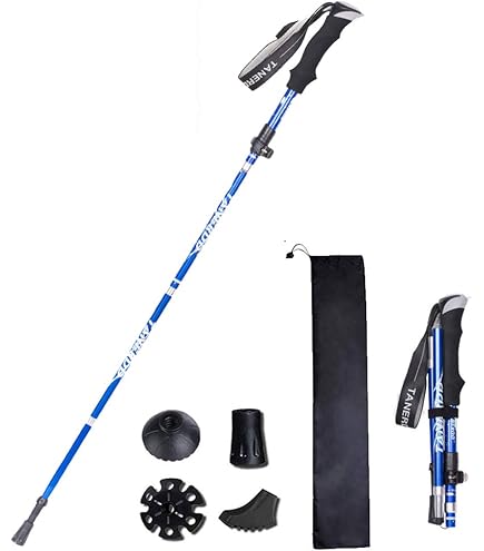 Bastoncini Trekking Telescopici HEAD® - Regolabili 110-140 Cm, 3 Sezioni, Alluminio, Punta Acciaio, Nero/giallo