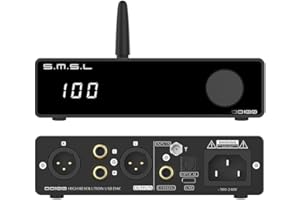 SMSL DO100 Balanced USB DAC, 2x ES9038Q2M XMOS DSD512 PCM32bit/768kHz USB DAC, 4× OPA1612 Bluetooth LDAC, USB/BT/OPT/COAX Ing