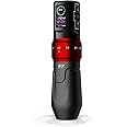 EZ Wireless Tattoo Machine - 6 Strokes 2.0, 2.4, 2.8, 3.3, 3.7, 4.2mm Bluetooth Tattoo Machine Pen with OLED Digital Display 1600mAh Battery Power Tattoo Gun (P3 Pro Matte Red)